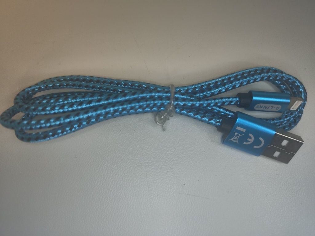 Kabel do ładowania apple lightning (niebieski)