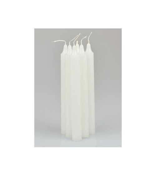 Vela branca 15cm