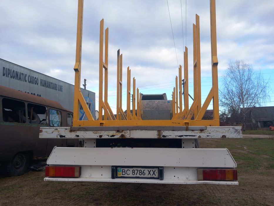 Ивеко лісовоз сцепка.