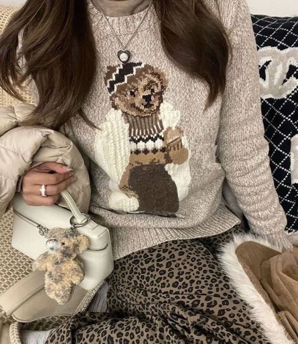 Sweter RL Miś! Bear New model! Premium od ręki! XS S M L