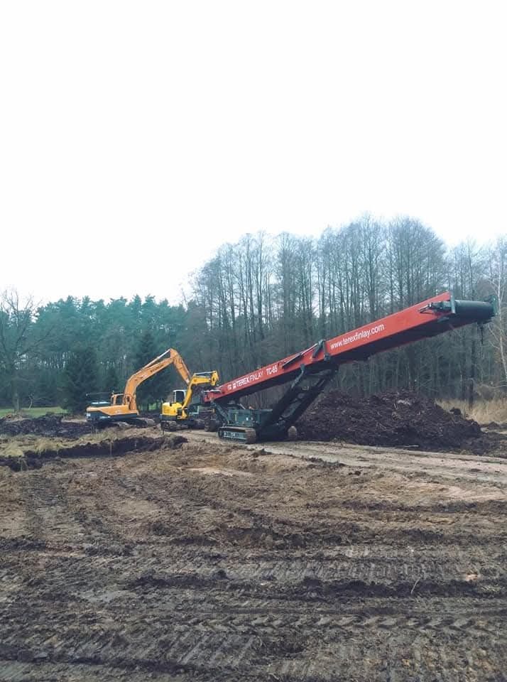 Usługi Wynajem Kruszarka/Przesiewacz wibracyjny Kruszenie Betonu Gruzu