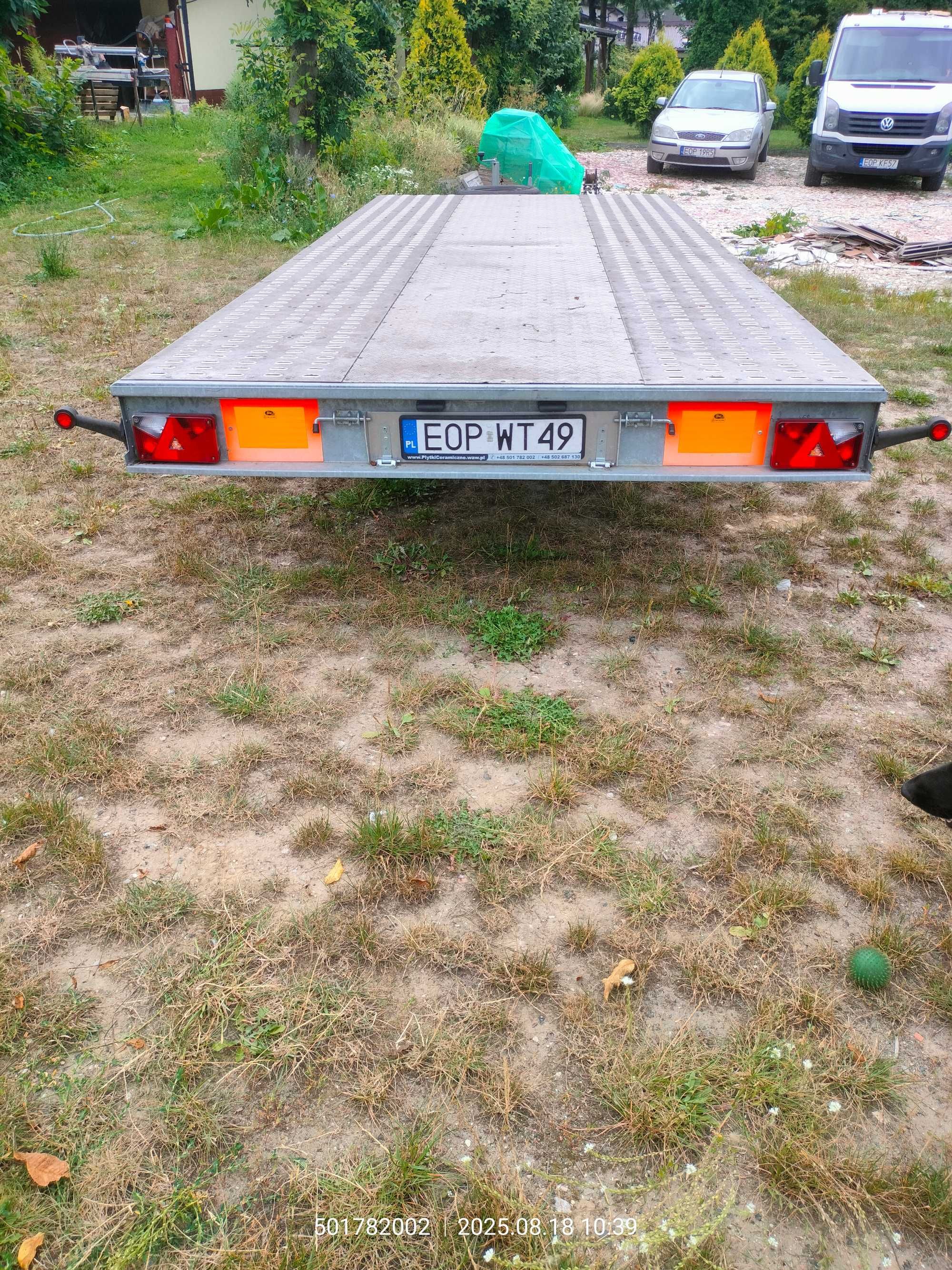 Laweta przyczepa Niewiadów Mars 5.0 platforma dmc 3000kg / 2700kg