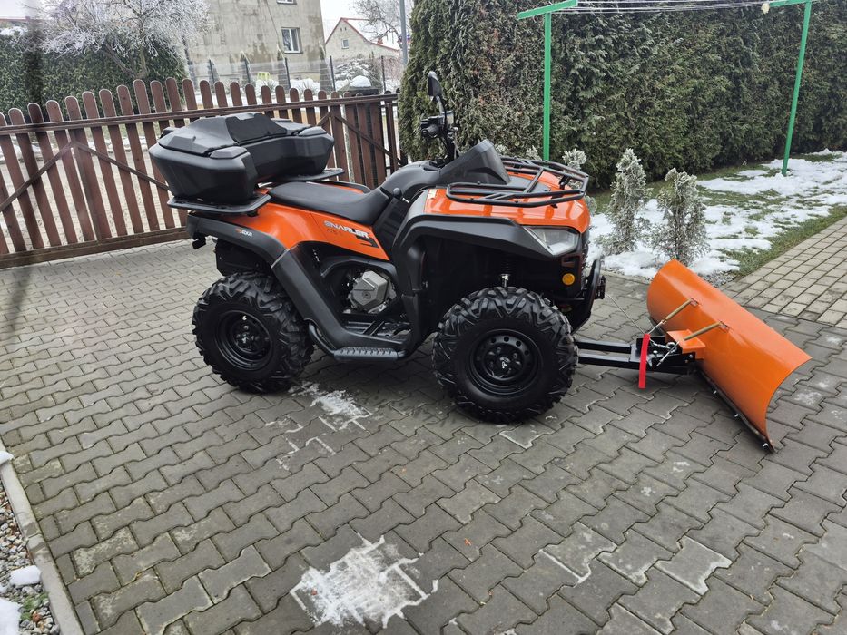 Quad Segway 600 AT6 S - 2024r. - Zarejestrowany! Pług ! Kufer! 900 km!