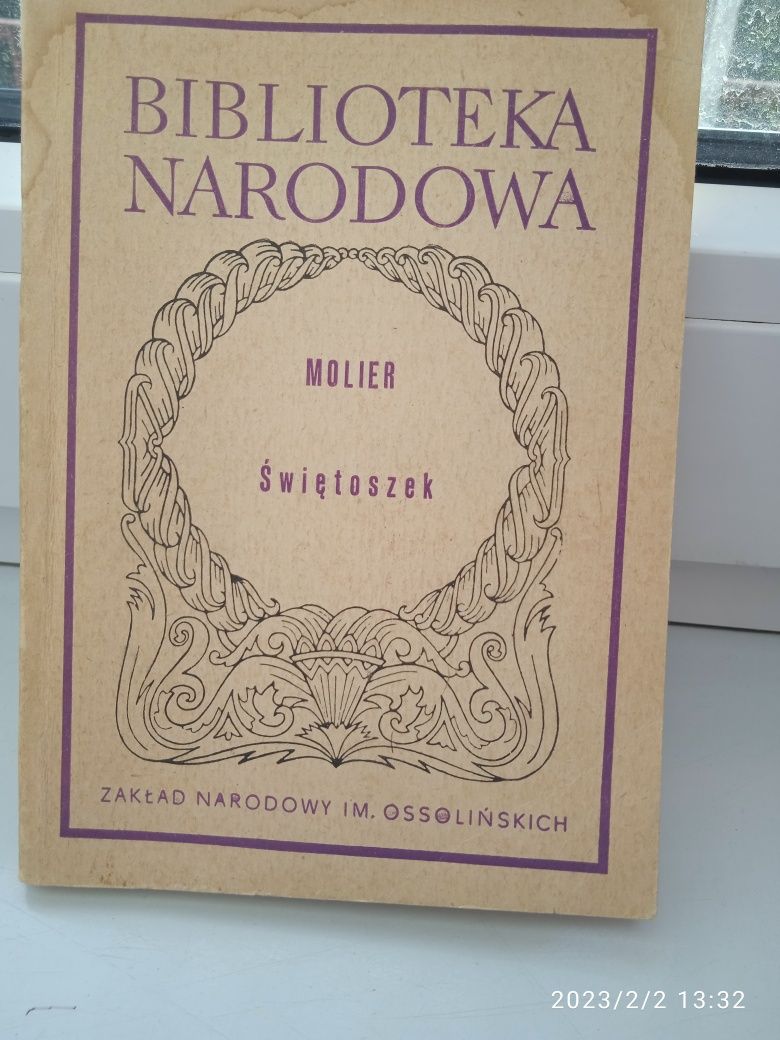 Molier Świętoszek Tartuffe Biblioteka Narodowa nr 40