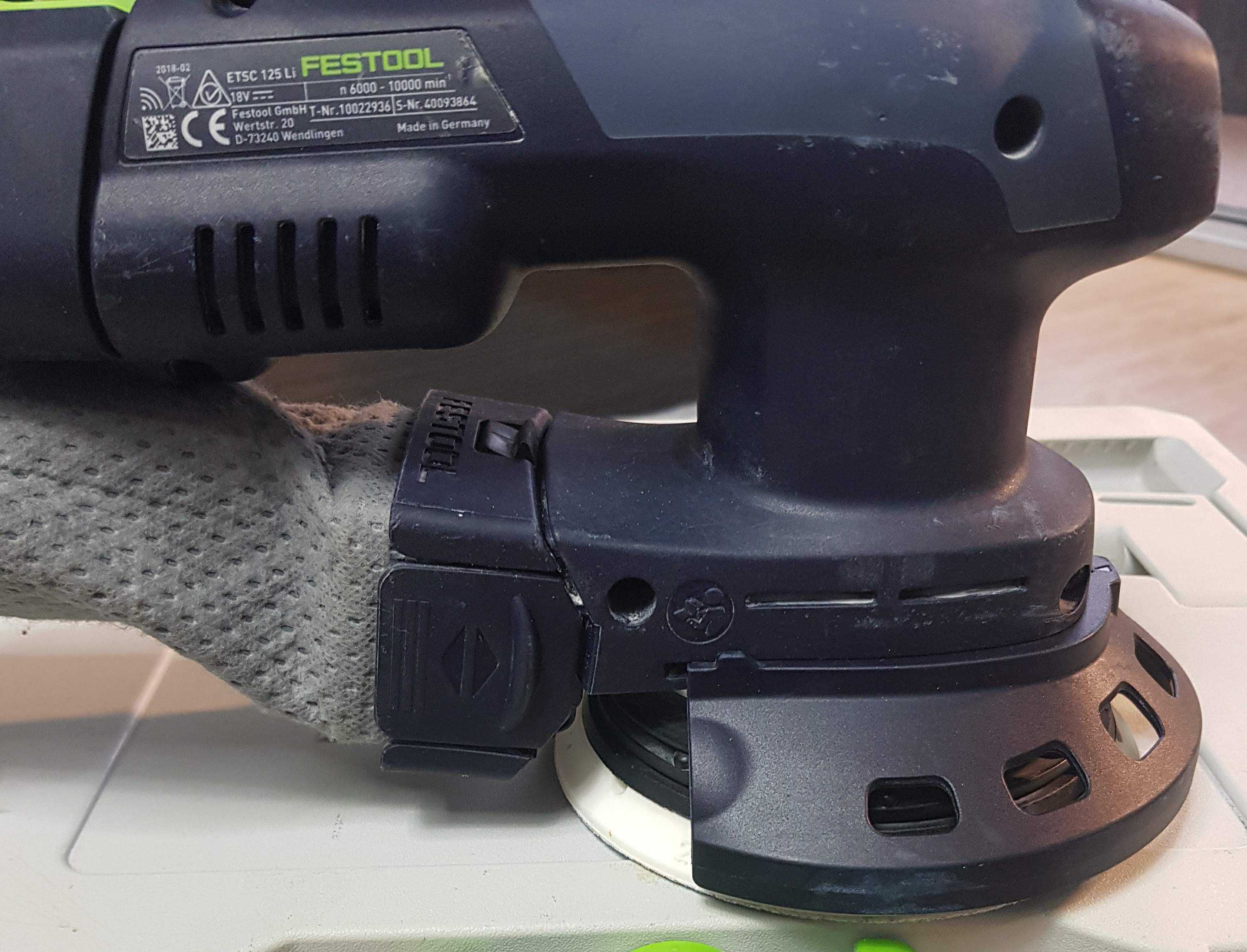Zestaw Festool ETSC 125 Li 3,1 Set + osprzęt