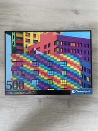 Puzzle clementoni 500 color boom squares