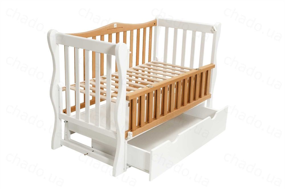 Кроватка для новонароджених _ Ліжко для Немовлят / Ліжечко Букове