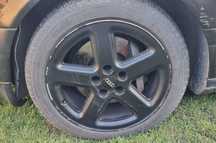 Alufelgi czarne Audi 18 koła do renowacji 5x112 a3 a4 a6 a8