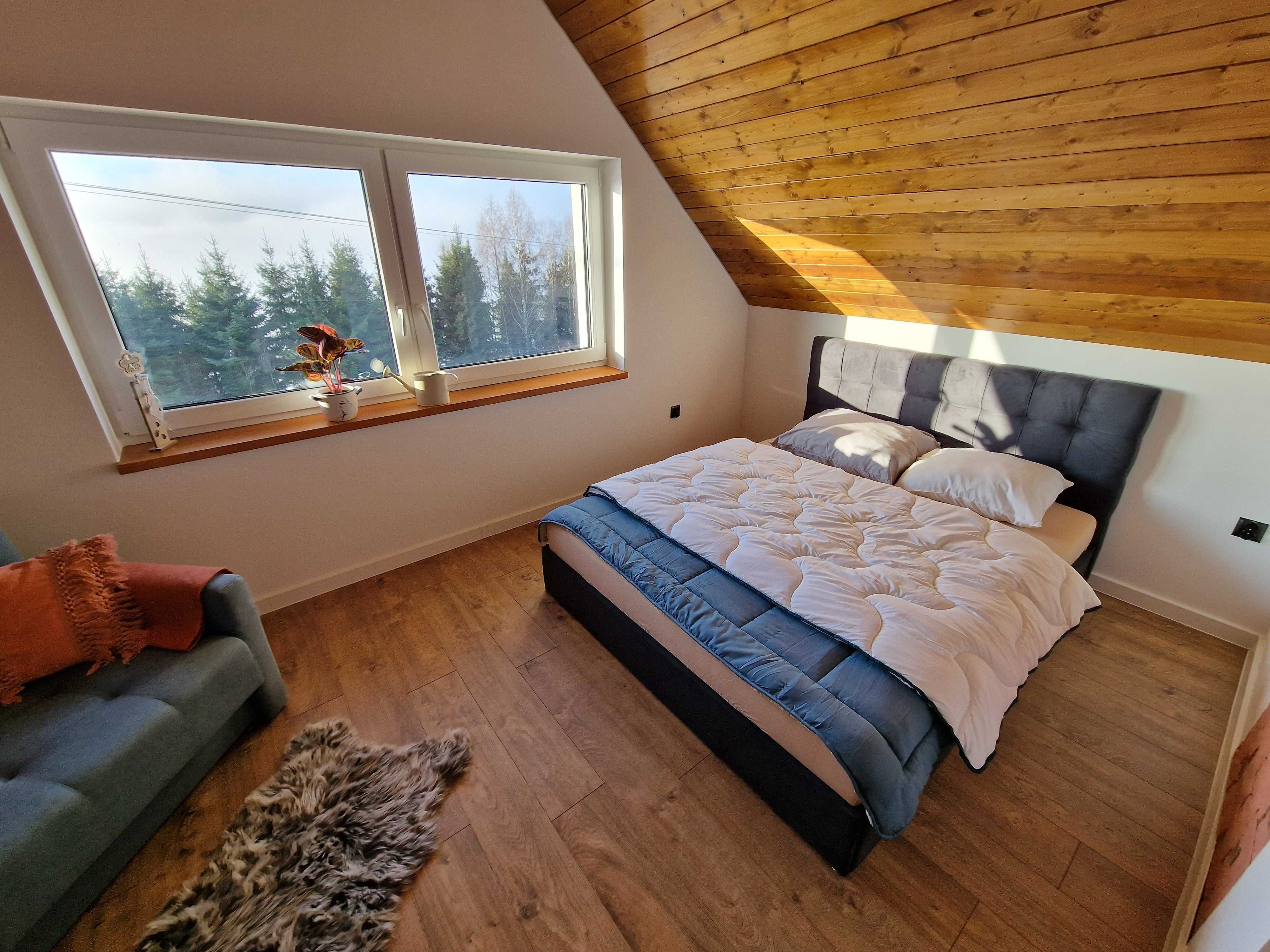 NOWY DOMEK W GÓRACH 70m2 dla 9 OSÓB taras BANIA Jacuzzi KOMINEK pralka