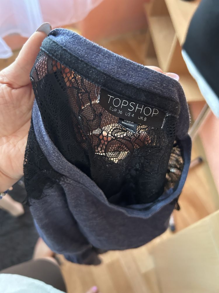 Sukienka damska z koronką 36 S Top Shop