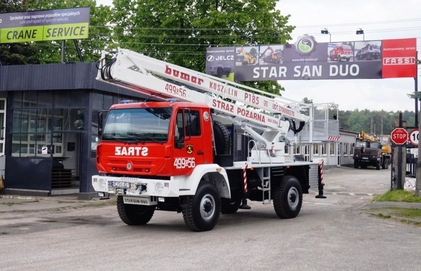 Star MAN 6x6 4x4 PODNOŚNIK PM 18 P podest 244 266 zwyżka  MAN 6x6 4x4 PODNOŚNIK PM 18 P podest 244 266 zwyżka