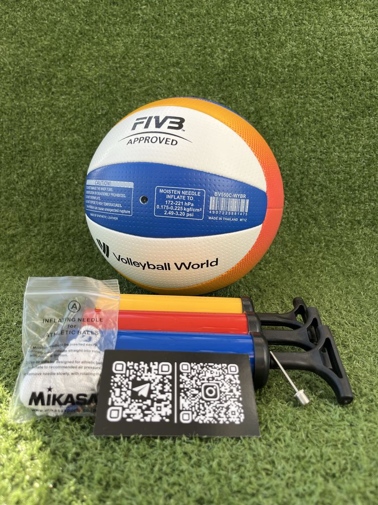 АКЦІЯ Нові, оригінальні професійні мʼяч MIKASA Beach Pro BV550C