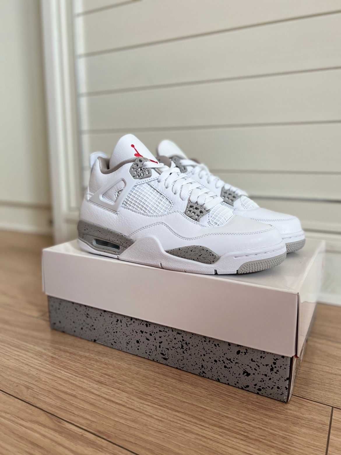 Jordan 4 Retro Białe Oreo Buty codzienne nowe z metką R.42