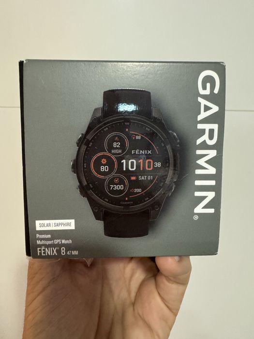 Garmin fénix 8 Solar Saphire Semi Novo