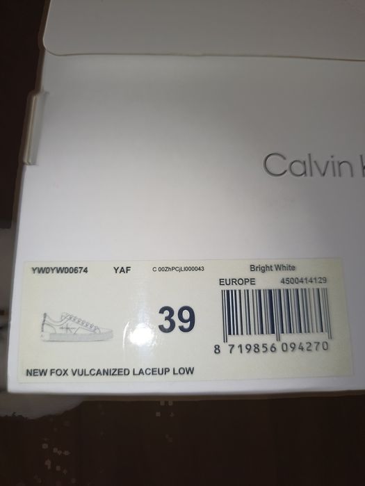 Sneakersy, trampki damskie Calvin Klein rozmiar 39 i 40