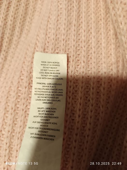 Akrylowa sukienka rozmiar 38/40