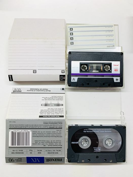 Аудіокасети Maxell MX, UD Metal