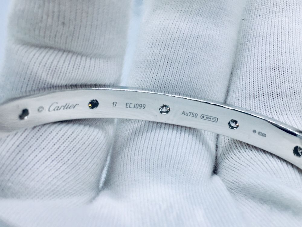 Золотой браслет Cartier Love с Бриллиантами 4.2 карат.