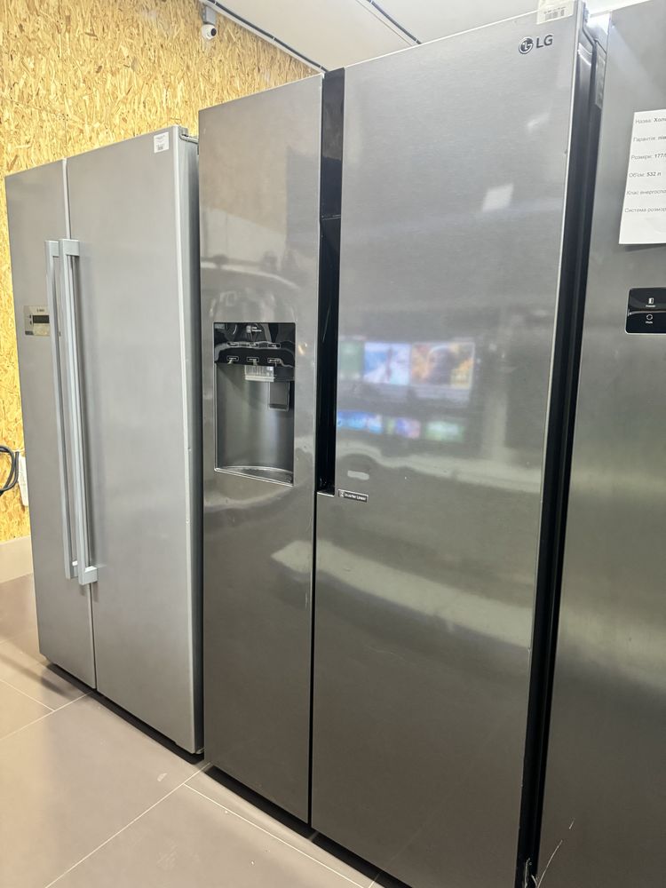 Холодильники side by side з Німеччини , 1 рік гарантії