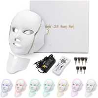 (NOVA) Máscara de terapia de luz, 7 cores LED de beleza facial