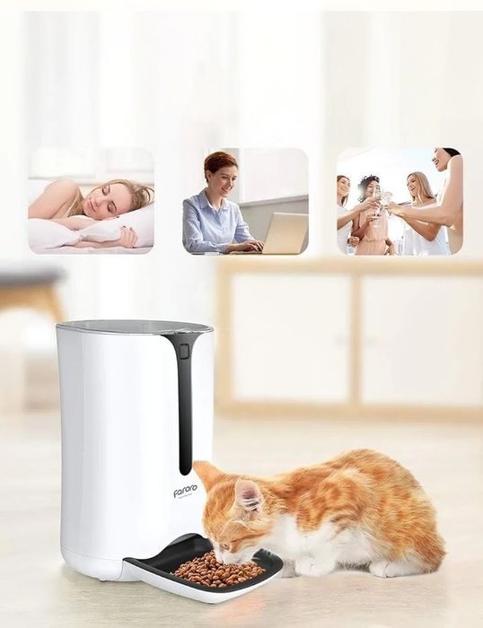 Faroro 7L Automatyczny Podajnik Karmy dla Kotów i Psów,