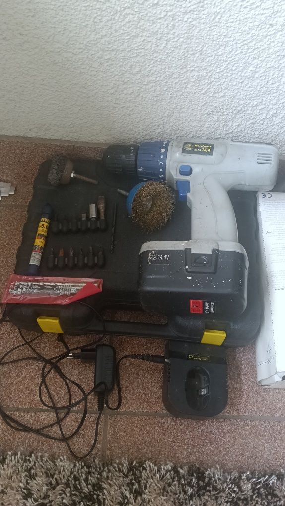 2 X Wkrętarka akumulatorowa ONEX OX-1518 WKRĘTARKA EINHELL LE-AS 14,4-