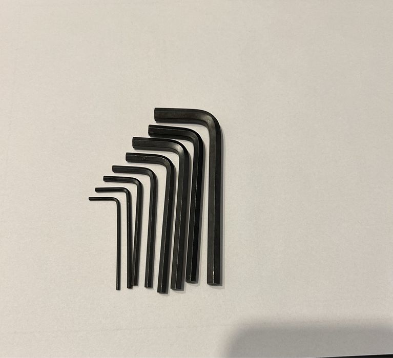 Zestaw kluczy imbusowych