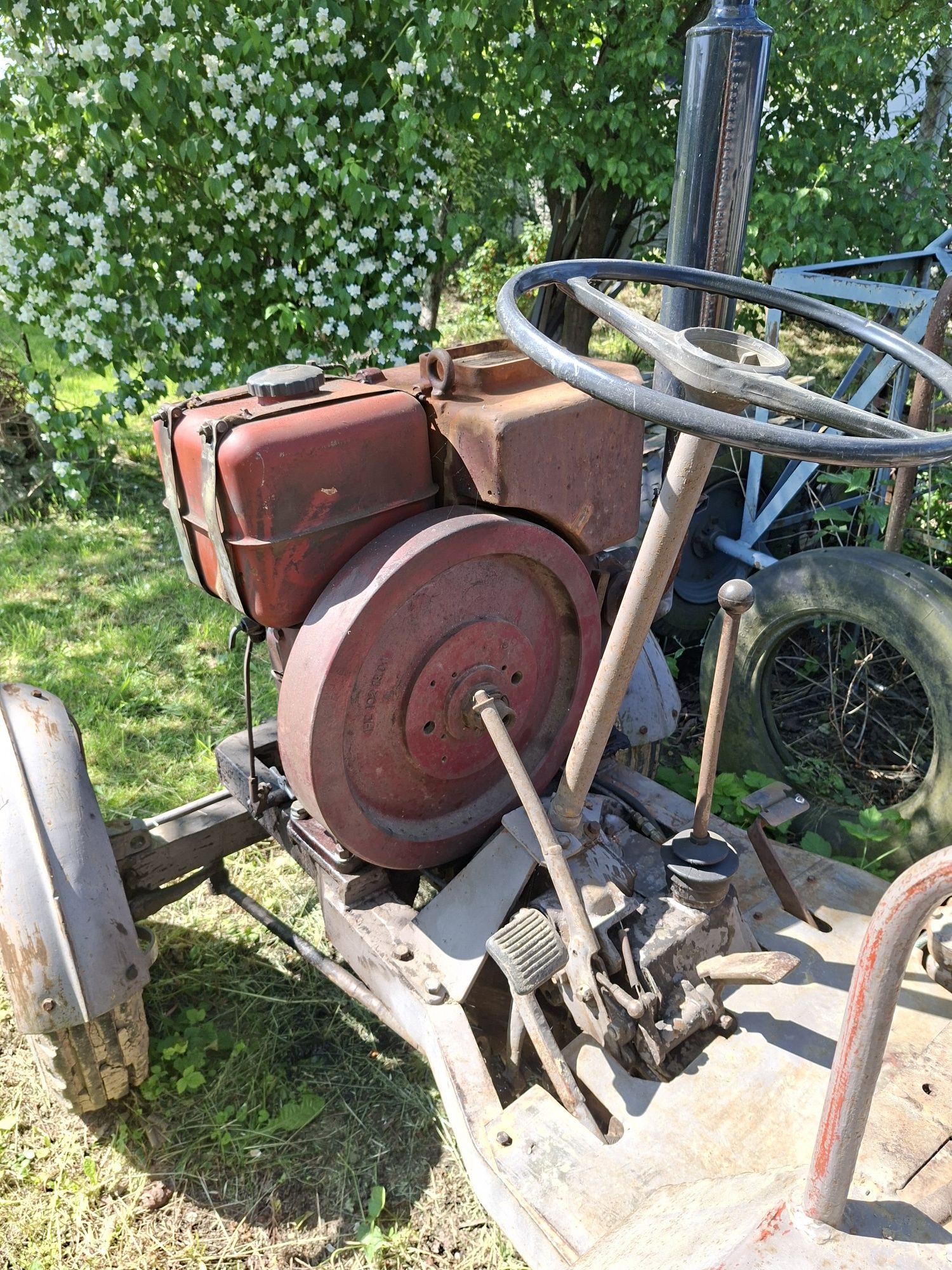 Sprzedam Ciągnik, Traktor samoróbka, Esiok, Esiak z silnikiem Andoria