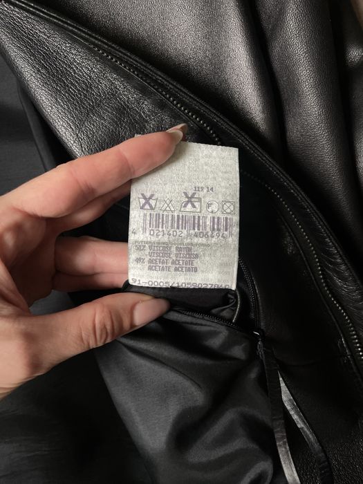 Шкіряна куртка Hugo Boss Laure зі шкіри ягняти