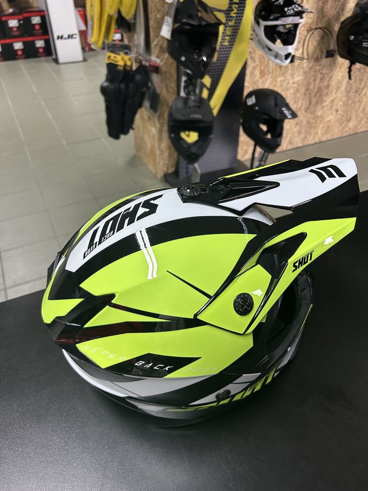 kask motocyklowy shot cross r. s, m