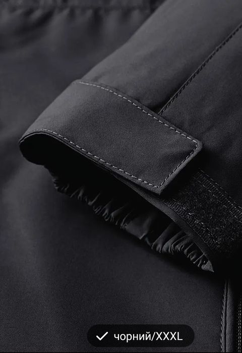 Нова чоловіча куртка вітровка на флісовій підкладці