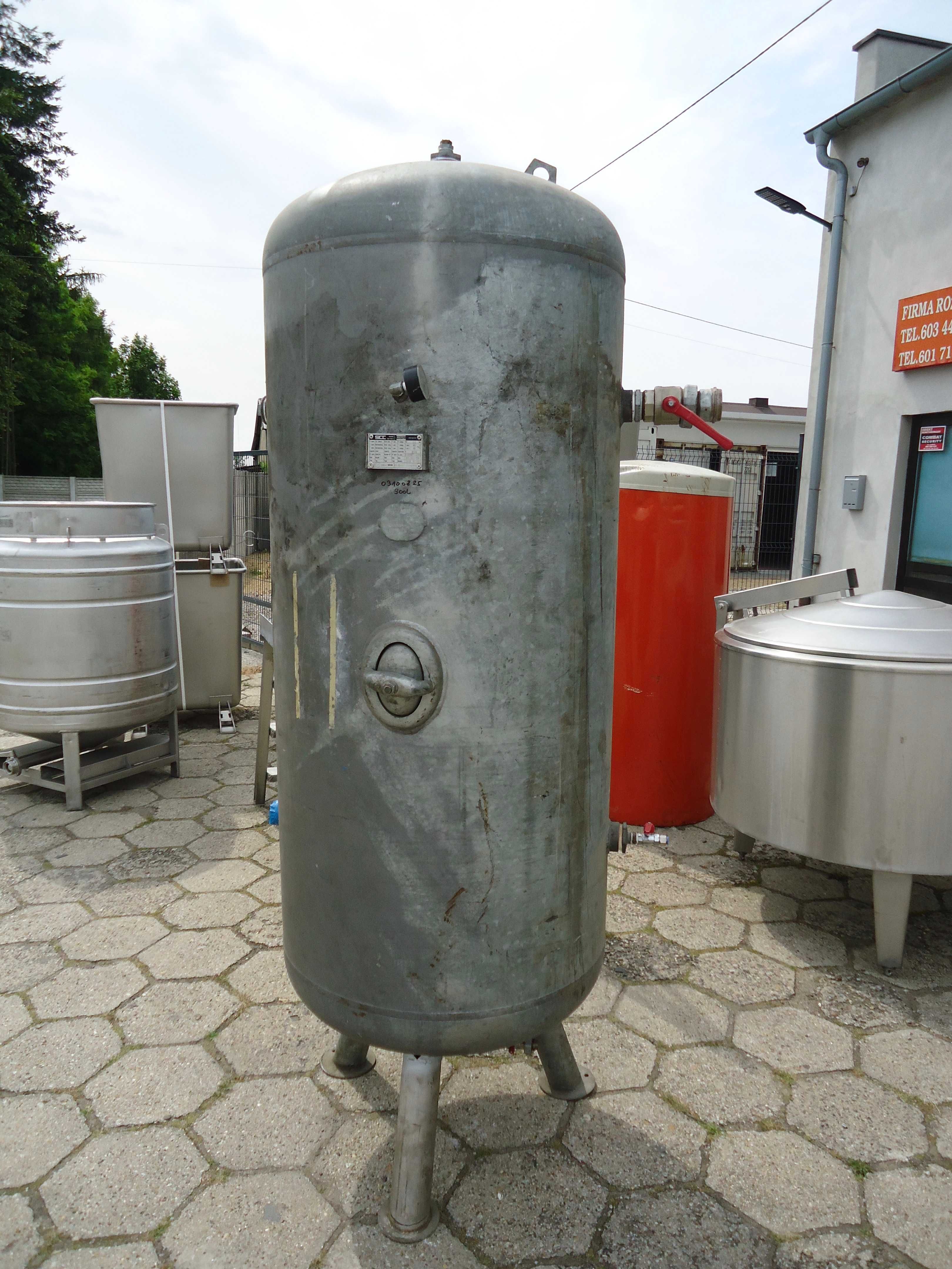 Zbiornik hydrofor kompresor ocynk 900L ciśnieniowy 11 bar