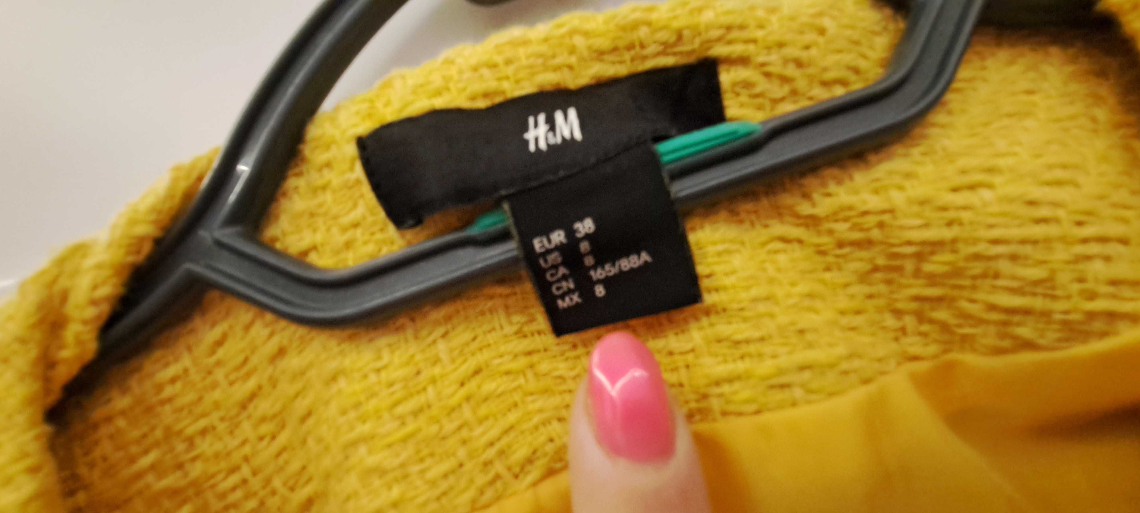 Żakiet, żółty 38 H&M