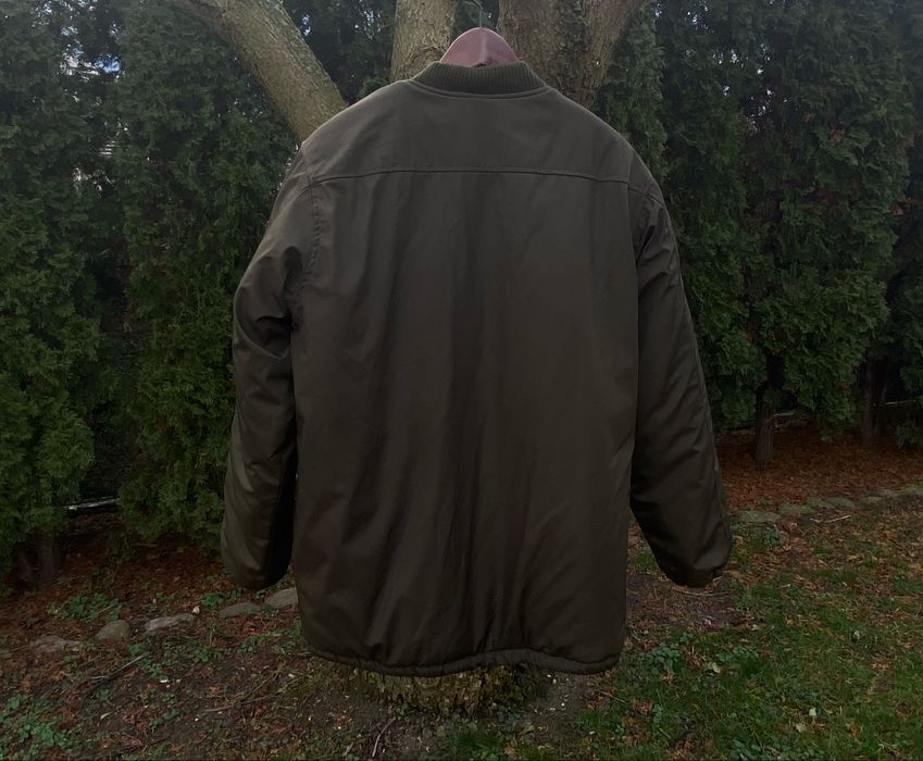 Kurtka jacket pilotka wojskowa z polarem zielona khaki  L/ XL