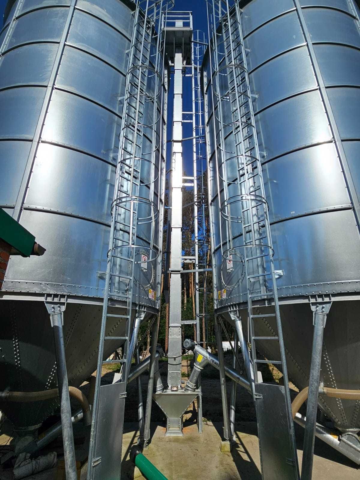 Podajnik kubełkowy 50t/h 20m 18m 16m 14m do zboża silos zbożowy Bin