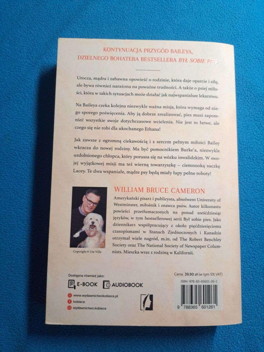 Książka O psie, który dał słowo W. Bruce Cameron