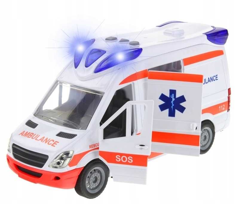 Ambulans Karetka Pogotowia Van Auto Dźwięki Nosze