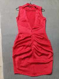 Sukienka firmy Lou -M czerwona