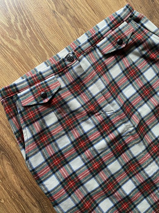 Юбка в клетку шерстяная