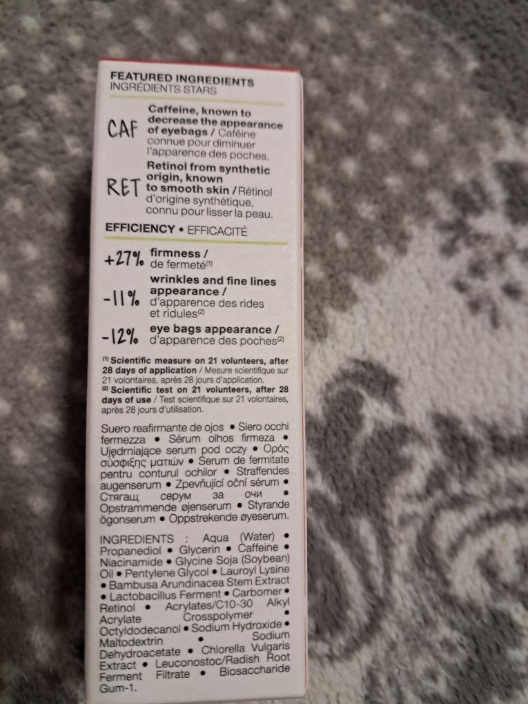 Serum pod oczy Sephora CAF RTN 3%
