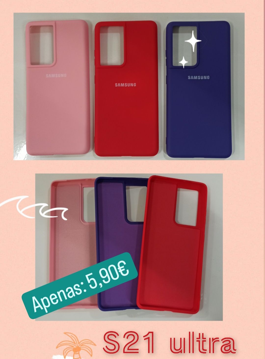 Capa Soft P/ Samsung A13 5G / A04S / M13 4G / F13 4G / S21 Ultra