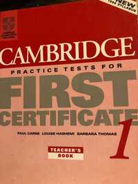 Cambridge Practice Tests for First Cert. 1 Teacher’s Book (rezerwacja)