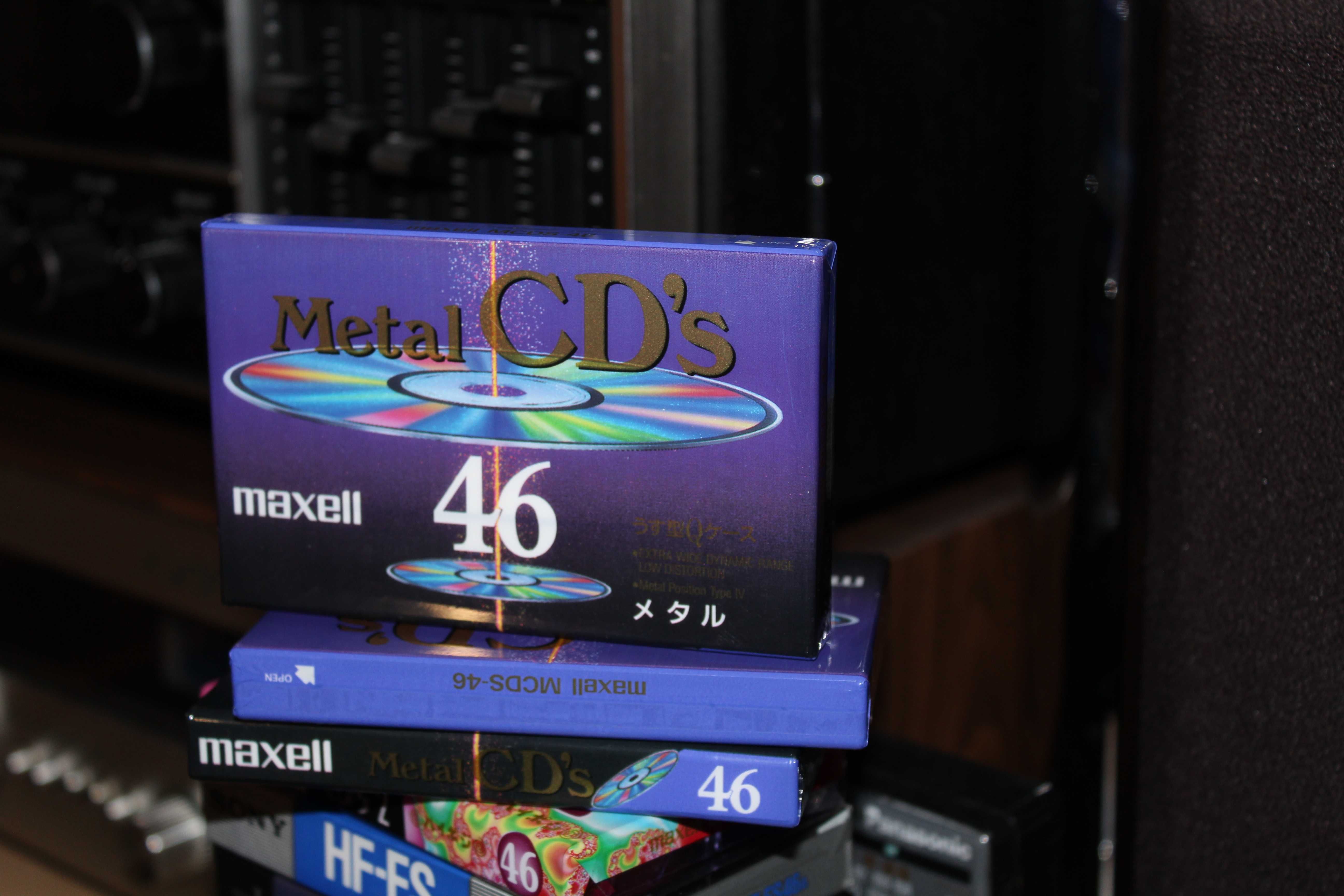 Новые редкие аудиокассеты MAXELL Metal UD CD's  46 Made in Japan 1993