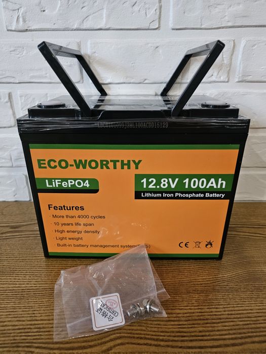 В НАЯВНОСТІ! Доставка! Lifepo4 12V 100Ah BMS ECO-WORTHY