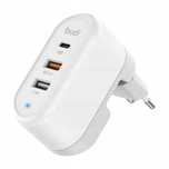 Ładowarka sieciowa Budi TYPE C + USB 2.4A 5V QC 3.0