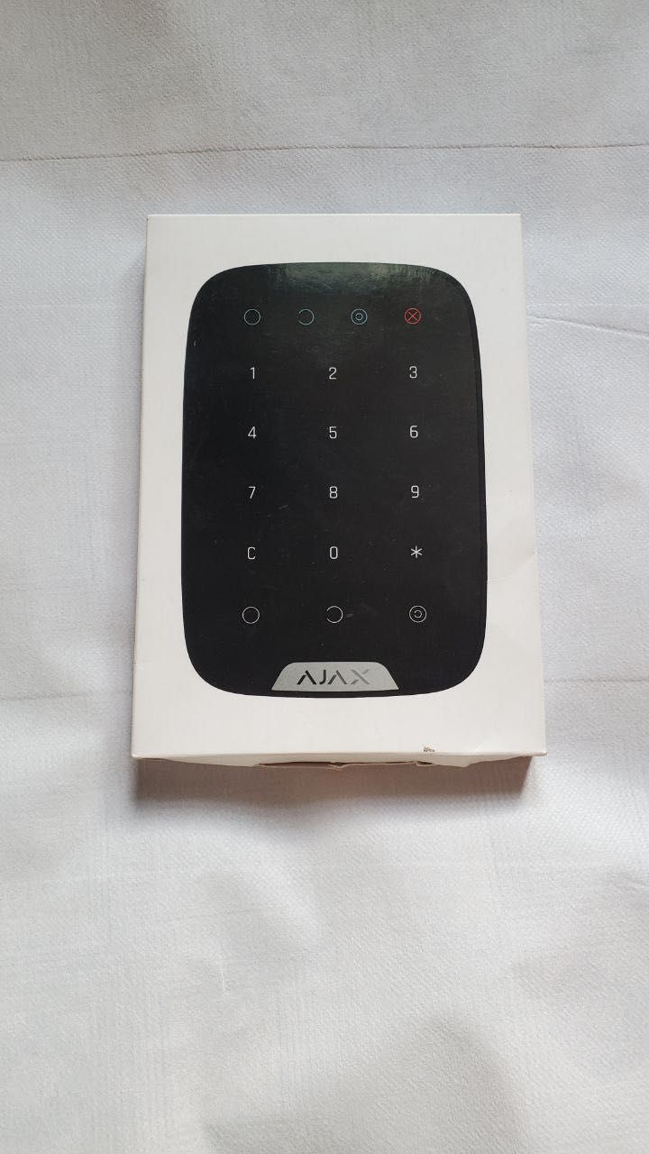 Клавіатура AJAX KeyPad Новий Чорний (розпродаж залишків)