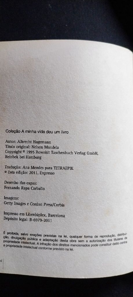 Nelson Mandela - A minha vida deu um livro