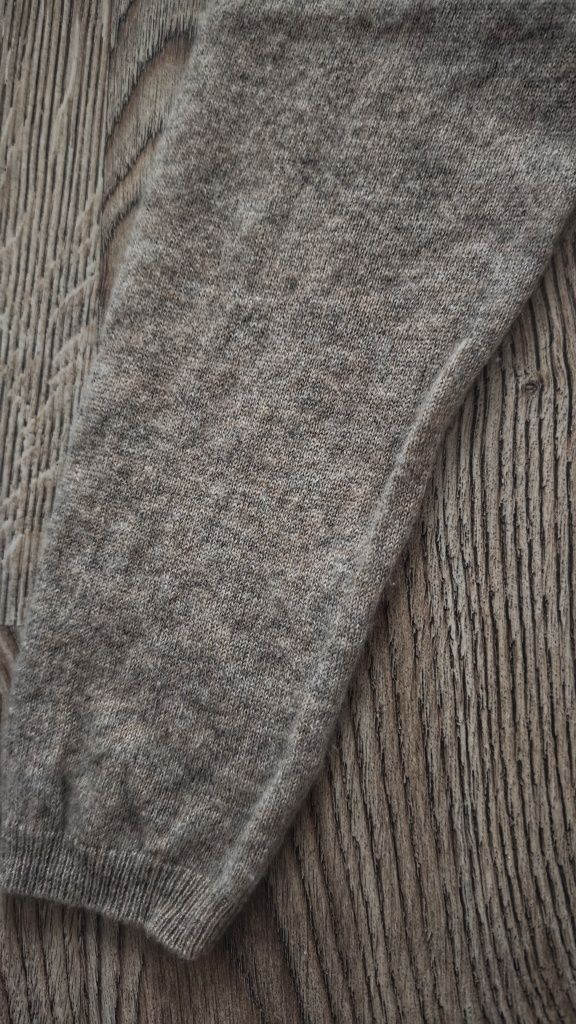 Part Two kaszmirowy sweter cienki beżowy puszysty ciepły 38 M