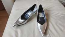 Туфлі нат шкіра zara, 39-40