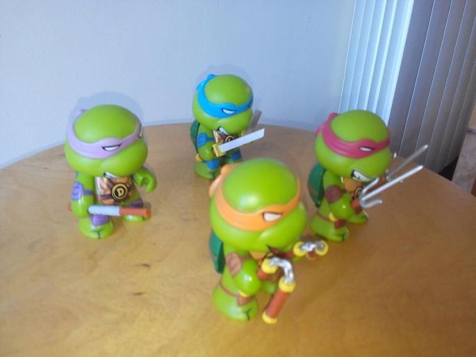 Teenage Mutant Ninja Turtles - 4 Figuras